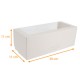 Cassetta per tronchi con finestra con tacche, bianco, 30x11x11cm, confezione da 25