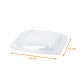 Tapa para ensaladera en RPET Cristal, 750cc, Caja de 300