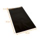 Bolsa de papel de fantasía 18+6x35cm "Kraft negro" (interior kraft marrón), paquete de 250