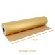 Rotolo di carta da regalo kraft Oro 0,70x100m, per unità