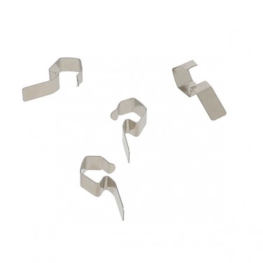 Clip in acciaio inox per vaso di vetro