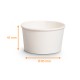 Vasetto di gelato in cartone riciclabile bianco, 170cc, ø85, h 45mm, cartone di 1568