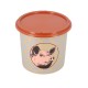 Vasetto di plastica per rillette e crème fraîche in PP 500ml "Rillettes" (barattolo + coperchio), scatola da 250