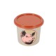 Vasetto di plastica per rillette e crème fraîche in PP 250ml "Rillettes" (vaso + coperchio), scatola da 250