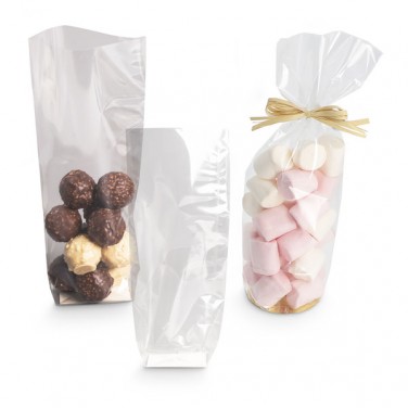 Bolsas con fondo de cartón blanco