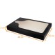 Caja para tabla de bistro caja de 100, negro, con ventana, 40x25x5cm