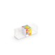 Ring für Reglette Transparent 100er-Packung, 3x3cm, Pepsy
