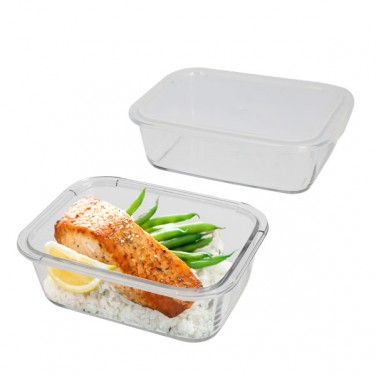 Caja rectangular de cristal