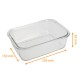 Rectangular glass box 122cl, Food Box, 205x150x65mm, box of 12