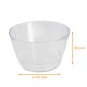 Glass dish ø140x80mm, 80cl, box of 24