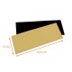 Pappsohle SCHWARZGOLD gerade Kanten, 16.5x12cm, 50er-Pack
