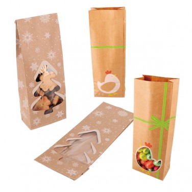 Sachet SOS en kraft Noël