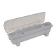 Desbobinador para film de plástico y aluminio regulable de 30 a 45 cm, de plástico, paquete de 1