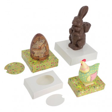 Support à œuf pour boîte transparente