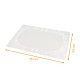 Foglio di pizzo per pasticceria "standard bianco rect. 25x35cm, confezione da 250