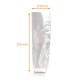 Borsa con fondo in cartone Argento, 170x320 mm, scatola da 1000