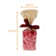 Sacchetto per pasticceria in PP base in cartone, 100x220mm "natural hessian", confezione da 100
