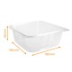 Vassoi rettangolari - Optipack 1500cc, 188x188x68mm, scatola da 240