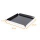Quadrat Rainé Schwarz Weiß Karton mit 50 Stück, 28x28cm (+2), Dicke 1,5mm