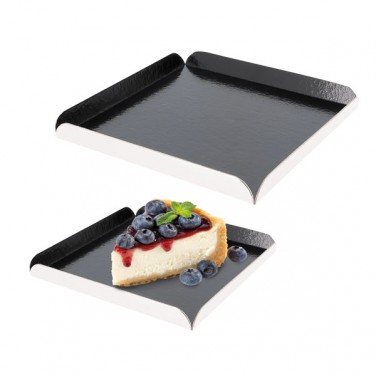 Quadrat Rainé Schwarz Weiß