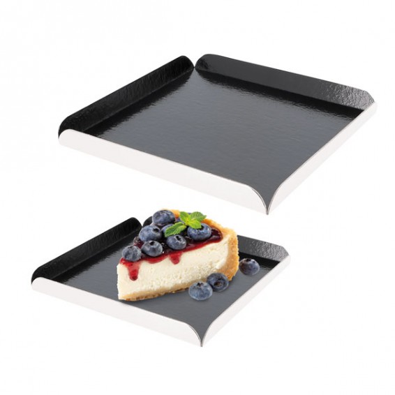 Quadrat Rainé Schwarz Weiß