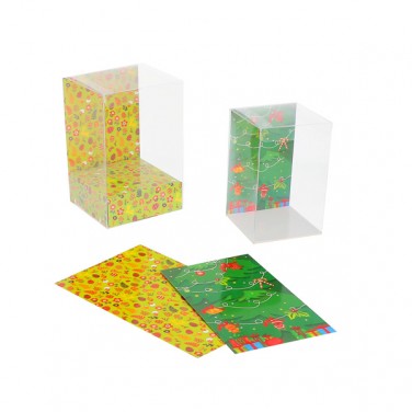 Habillage pour boite transparente