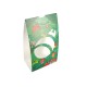 Oster- und Weihnachtskleid für SOS-Tasche 100er-Packung, 65+22,5/22,5x200mm, Modell 'Christbaumkugel' Dekor 'Tanne'.