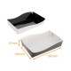 Schale Petit Fours Schwarz/Weiß, 160x100x35mm, Nr. 2, 50er-Pack
