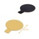 Laschenhalter ø 7cm in Karton GOLD/SCHWARZ, 200er-Packung