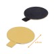 Laschenhalter ø 8cm in Karton GOLD/SCHWARZ, 200er-Packung