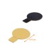 Laschenhalter ø 4cm in Karton GOLD/SCHWARZ, 200er-Packung