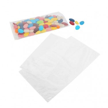 Bolsa plana de fibra compostable