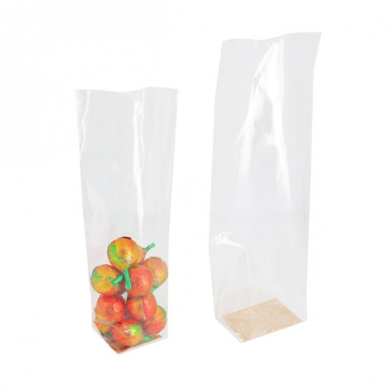 Bolsa de fondo de cartón compostable