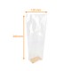 Tasche Bodenkarton aus kompostierbaren Fasern Karton mit 1000 Stück, 120x260mm aus 100% Naturfaser