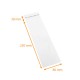 Bolsa plana OPP con solapa adhesiva 80x250mm + 30mm solapa, paquete de 100
