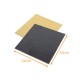 Presentación para caja 6x6cm, Oro Negro, paquete de 50
