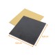 Presentación para caja 7x7cm, Negro Oro, paquete de 50