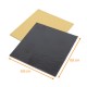 supporto alla presentazione per scatola 10x10cm, oro nero, confezione da 50