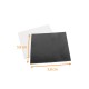 supporto alla presentazione per scatola 6x6cm, Nero Bianco, confezione da 50