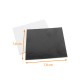 Präsentationsmedium für Schachtel 8x8cm, Schwarz Weiß, 50er-Pack