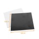 supporto alla presentazione per scatola 10x10cm, Nero Bianco, confezione da 50