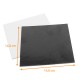 Presentación para caja 15x15cm, Negro Blanco, paquete de 50