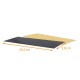 supporto alla presentazione per scatola 24,5x6cm, oro nero, confezione da 50
