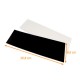 Präsentationsmedium für Schachtel 27x9cm, Schwarz Weiß, 50er-Pack