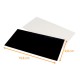 Präsentationsmedium für Box 20x10cm, Schwarz Weiß, 50er-Pack