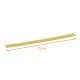 Cellophane fastener 130x8mm, Gold, for SOS bag, box of 1000
