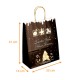 Bolsa con asa de cordel navideño Modelo Léon, 35+14x41cm, caja de 250