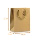 Borsa con coulisse di lusso scatola da 250, Natura Chic" 18x10x23cm