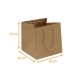 Borsa con coulisse di lusso scatola da 200, Natura Chic" 20x20x20cm