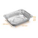 Piatto gastro monouso 1/2 bordi arrotolati 324x263x50 mm, confezione da 50